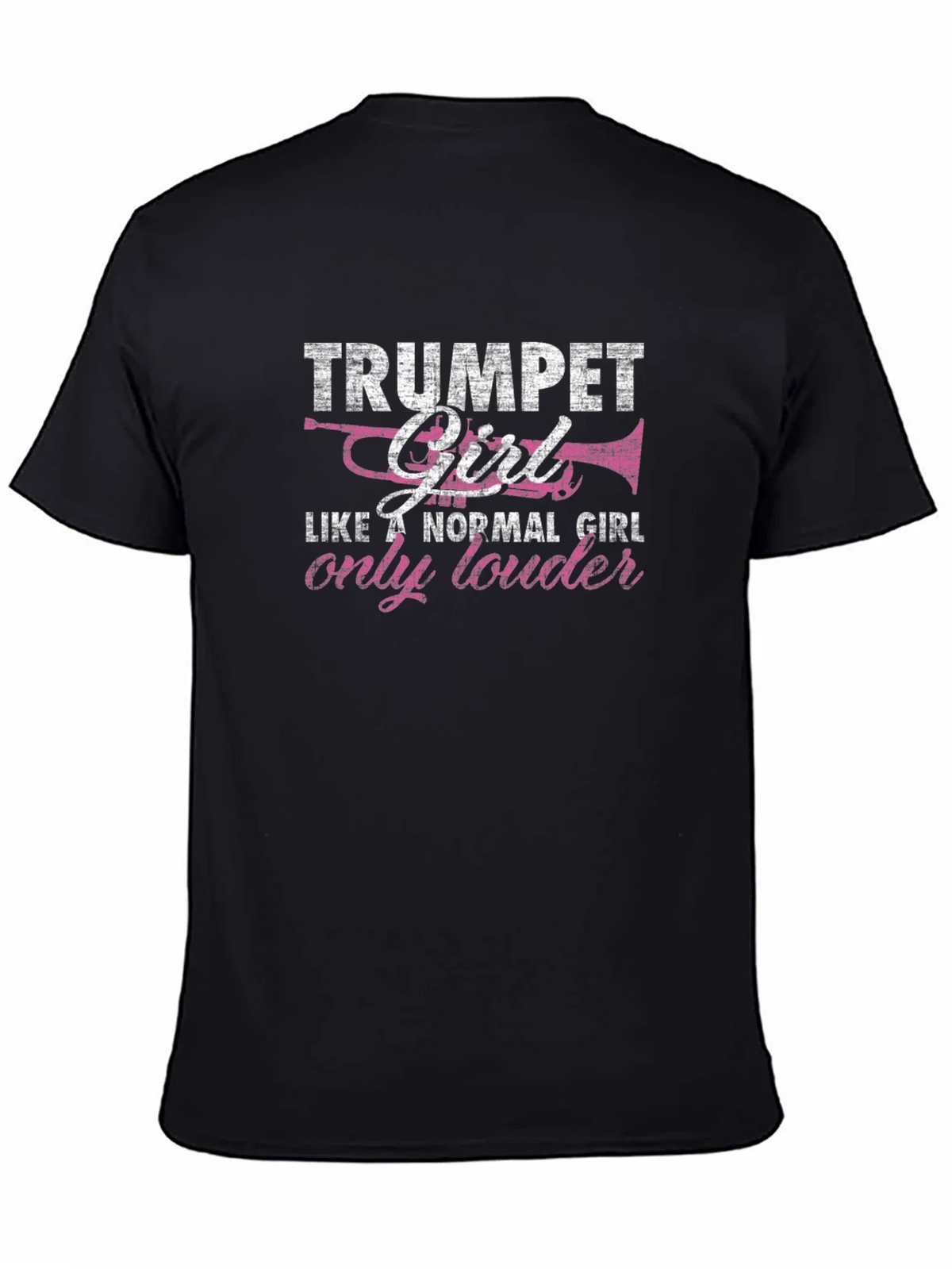 Trumpet Girl Graphic Tee - Musicians Shirt