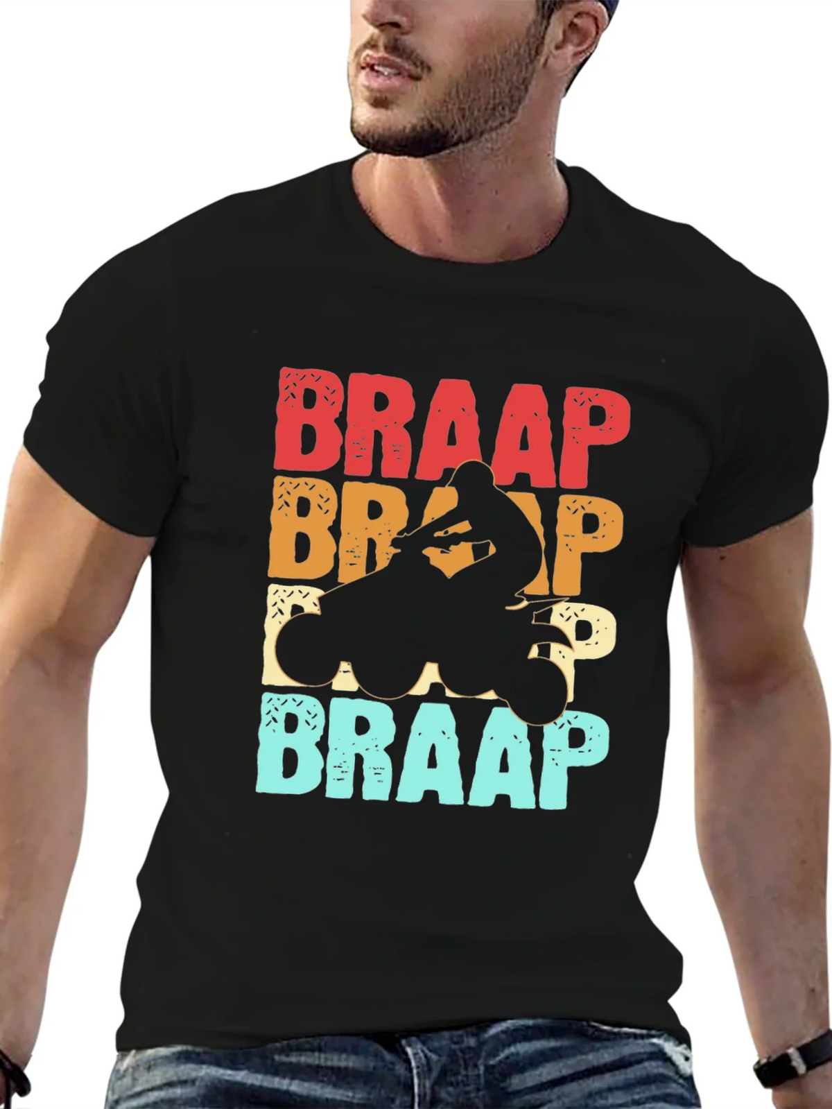 Braap ATV Rider T-Shirt - Off Road Dirt Bike Tee