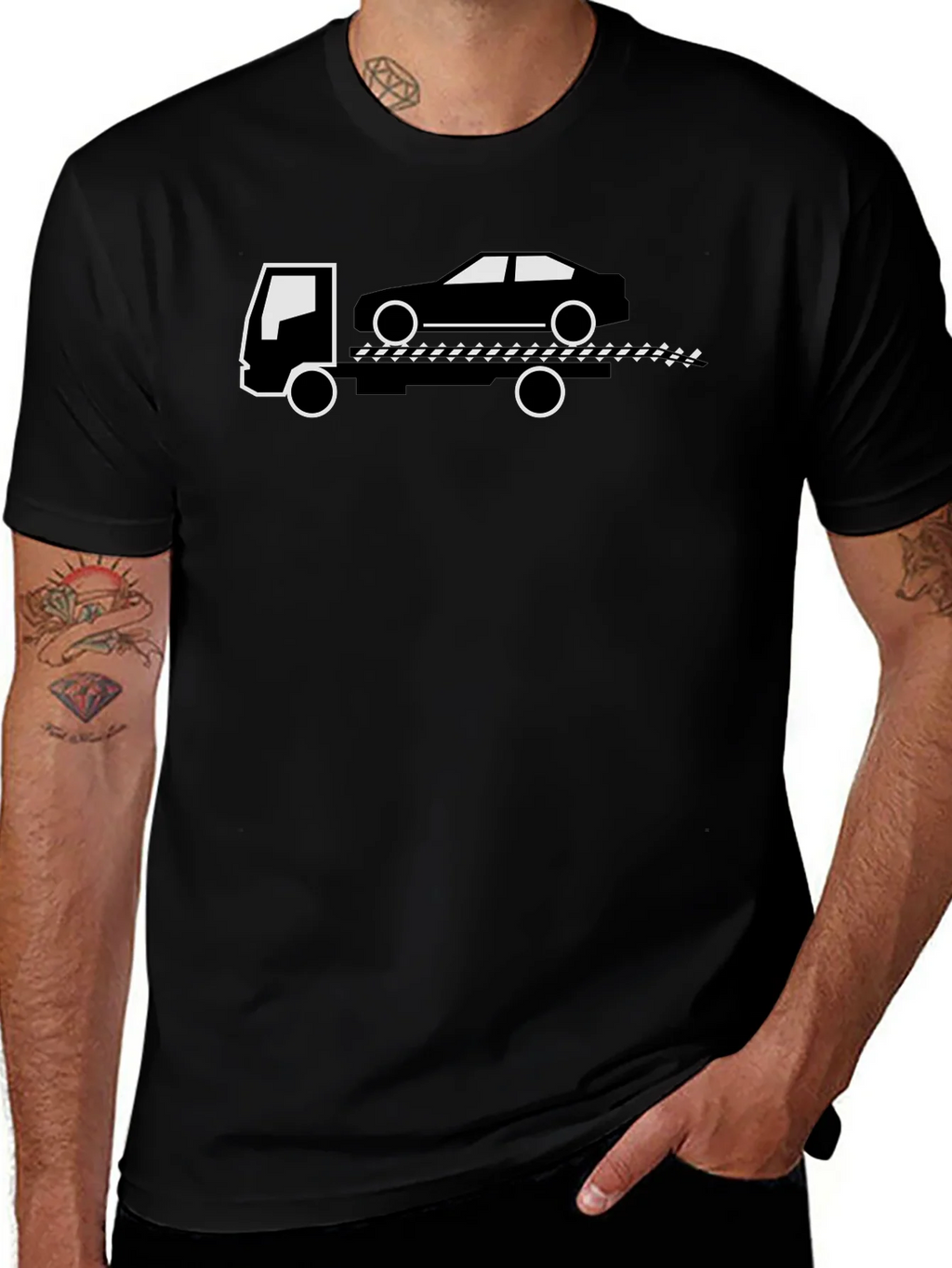 Tow Truck T-Shirt - Car Hauler Tee