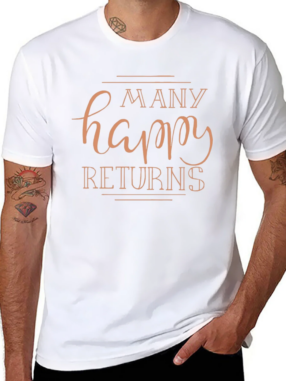 Many Happy Returns Graphic T-Shirt